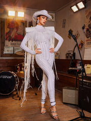 Oryxan Pearl Fringe Cape