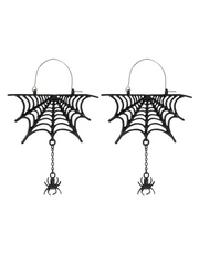 Othara Spider Cutout Metallic Earrings