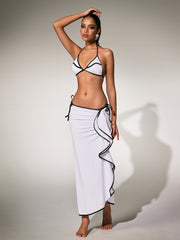 Panola Ruffle Bikini Three Piece Set