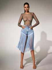 Parenth Fringe Shorts