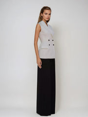 Plthrion Button Up Stripe Blazer