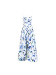 Rexmir Spaghetti Floral Printed Maxi Dress