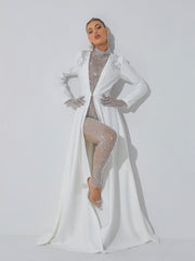 Roise Crystal Embellished Coat