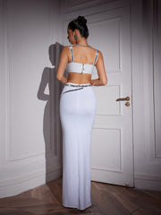 Siouxsie Rhinestone Skirt Set