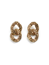 Tyora Circle Crystal Earrings