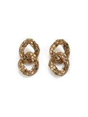 Tyora Circle Crystal Earrings