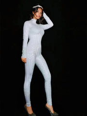 Ulrich High Neck Embellished Jumpsuit