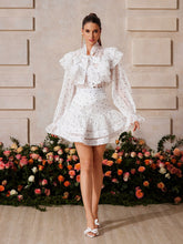 Vexon Ruffle Heart Skirt Set