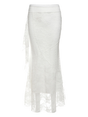 Wryxan Lace Skirt In White