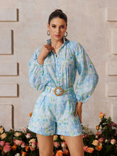 Zaelyra Floral Printed Shorts Set