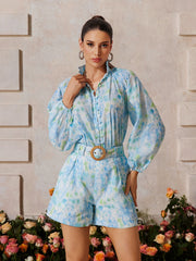 Zaelyra Floral Printed Shorts Set