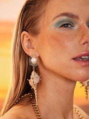 Hoshi Pearl Conch Earrings