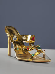Adamma Rhinestone Sandals