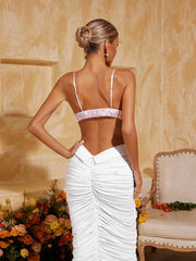 Aelunara Spaghetti Flower Top