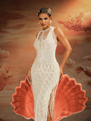 Akim Pearl Beaded Skirt