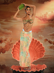 Akshay Gemstone Beaded Bralette