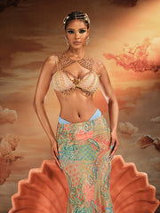 Alafin Gemstone Beaded Bralette