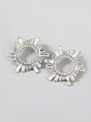 Anisa Crystal Hoop Earrings