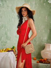 Carlos Weave Fringe Bag