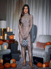 Chimera Cobweb Rhinestone Jumpsuit