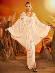 Erython Ruched Cutout Maxi Dress