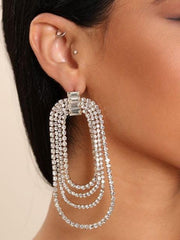 Geneva Diamante Arch Earrings