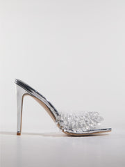 Gexelle Crystal Fringe Slippers