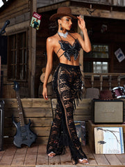 Hayli See Through Lace Pants