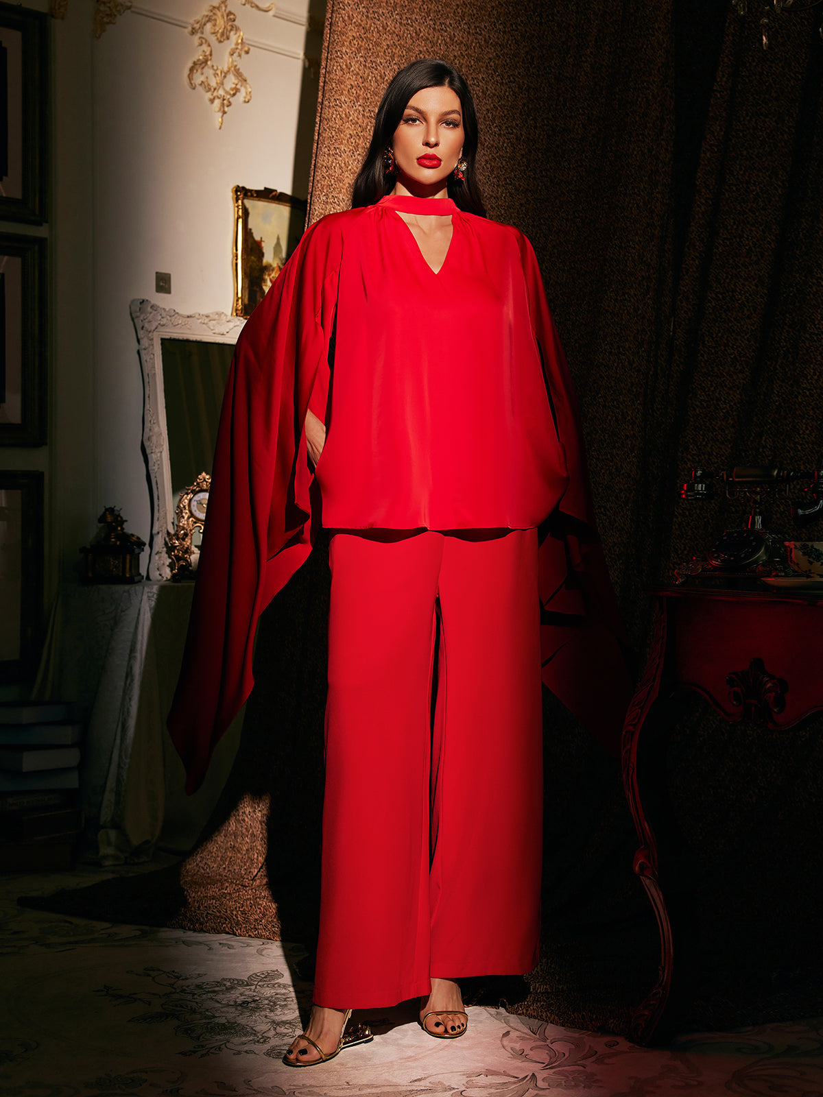 Jaser Cutout Pants Set