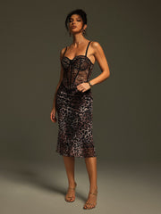 Jecori Leopard Skirt