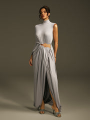 Lavina One Shoulder Cutout Maxi Dress
