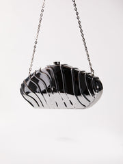 Mairi Metallic Acrylic Convertible Clutch
