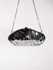 Mairi Metallic Acrylic Convertible Clutch