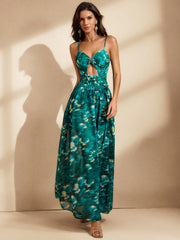 Niccele Printed Swimwear Two Piece Set