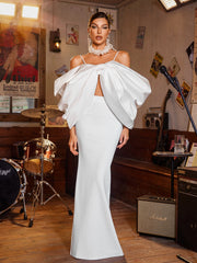 Nyrix Spaghetti Bow Top