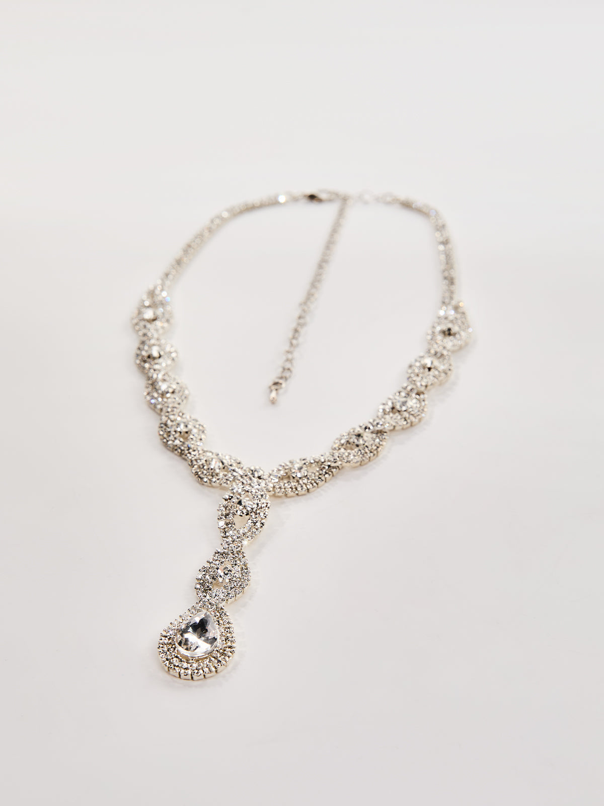 Oexelle Teardrop Crystal Necklace Set