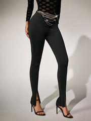 Orythia Chain Bootcut Pants