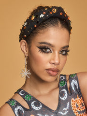 Pahuac Rhinestone Pumpkin Headband