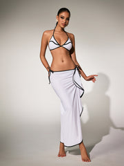 Panola Ruffle Bikini Three Piece Set