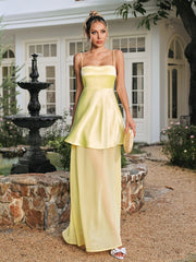 Vaeltrix Spaghetti Mesh Maxi Dress