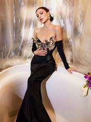 Tillie Off Shoulder Mermaid Bandage Maxi Dress