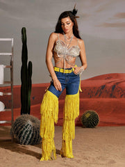 Wompa Butterfly Crystal Bralette