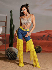 Wompa Butterfly Crystal Bralette